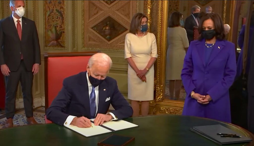 Joe Biden signs his third Executive order_2o january 2021