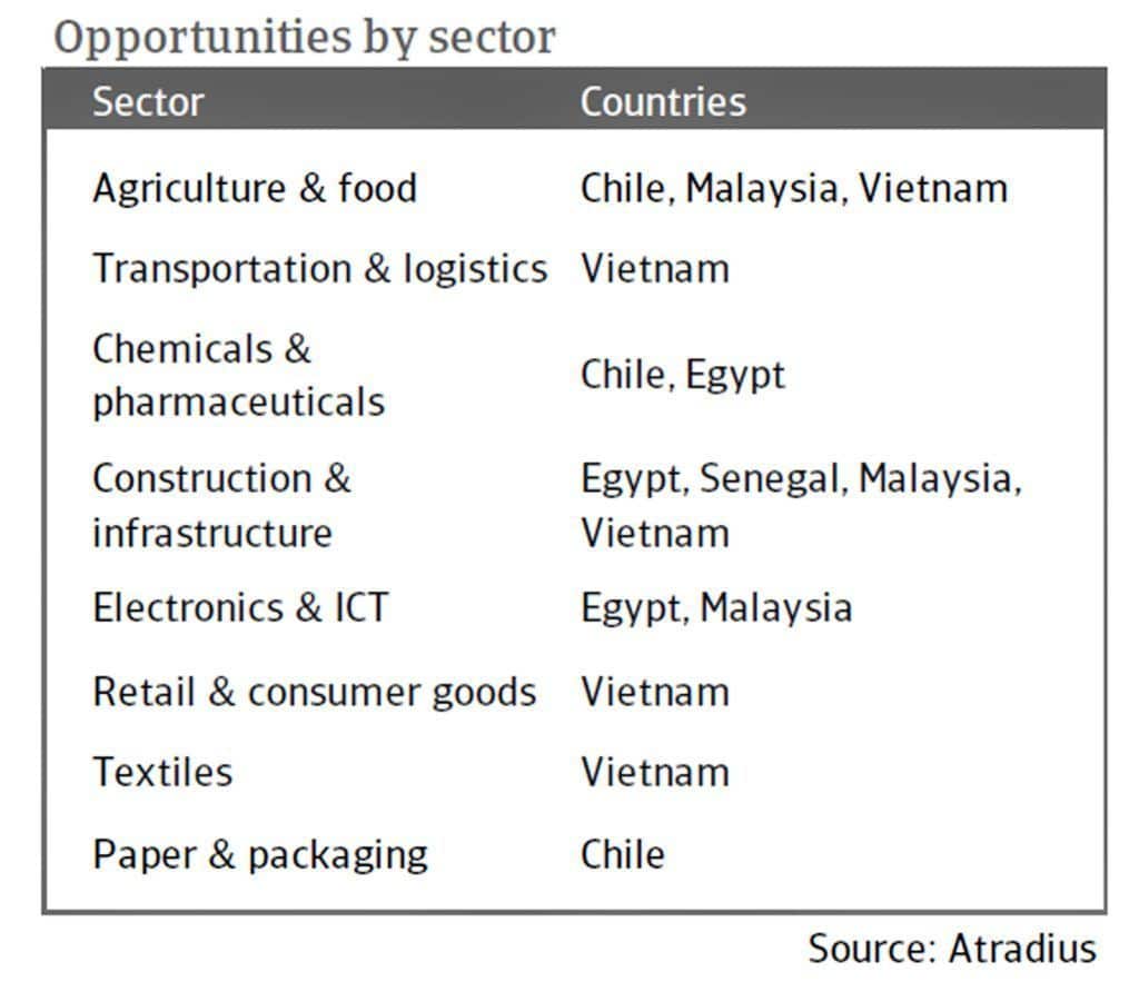 Credito y Caucion_Cinco mercados emergente_oport negocio_2021_Sectores