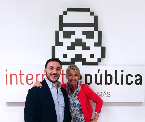 Beatriz d'Antin (Directora General deInternet República) e Ismael El-Qudsi (CEO de Internet República). © Internet República.