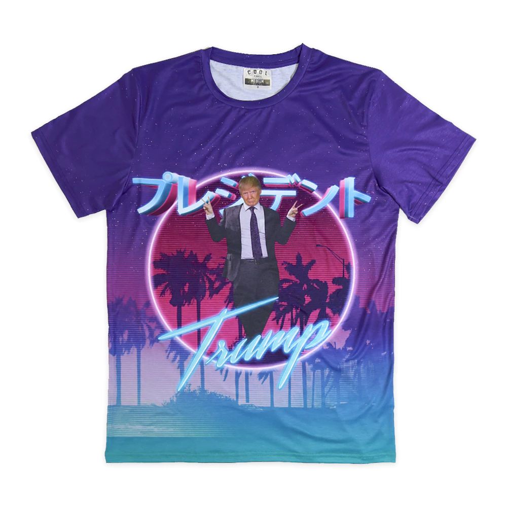 The Kawaii Trump T-shirt. To watch the original image, click here http://www.verycoolshirtz.com/product/the-kawaii-trump-tee