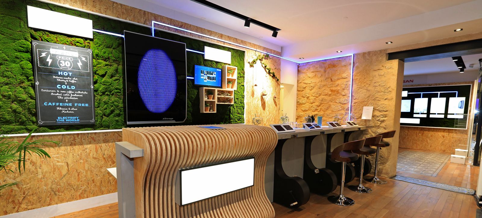 Nissan Energy Café. © Nissan.