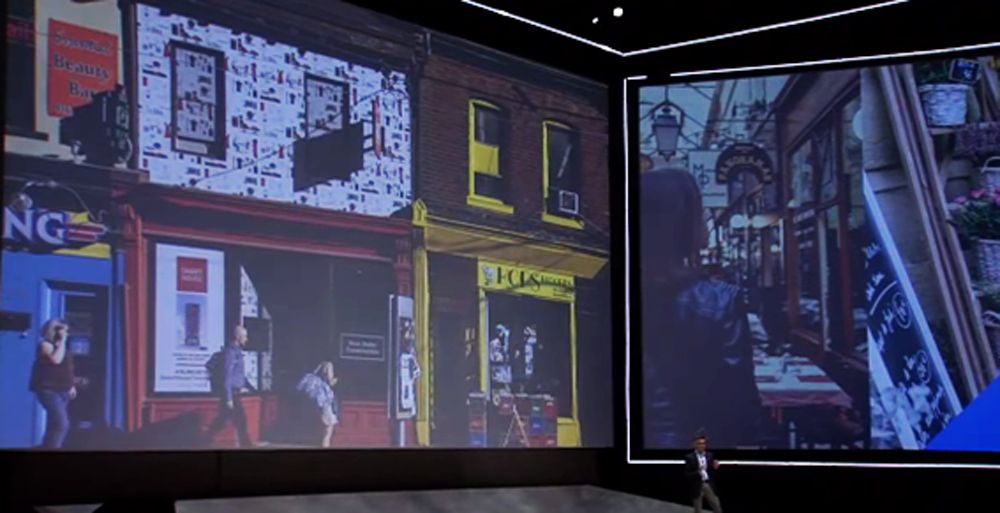 Caption from the Google Marketing Next annual event 2017 keynote video published by Google. © Google.