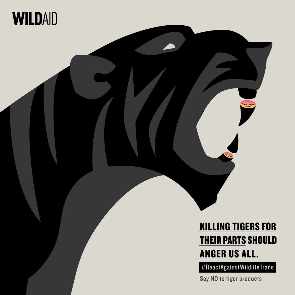 #ReactAgainstWildlifeTrade campaign_BBDO Bangkok_RRSS_Tiger