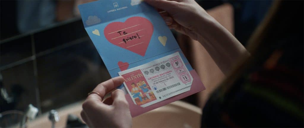Un decimo de Loteria de San Valentin 2022_diseñado por Roda_mejor regalo