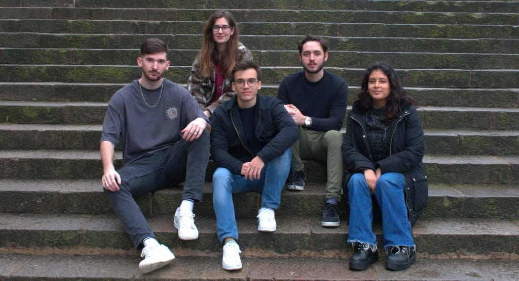 Agora_el equipo de diseño_Damián Mora_Víctor Fernández_Pau Verdú y Fabiana Pando