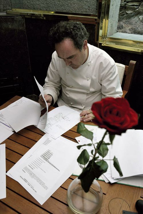 Ferran Adriá en creatividad. Foto Maribel Ruiz Erenchun.© elBulli.