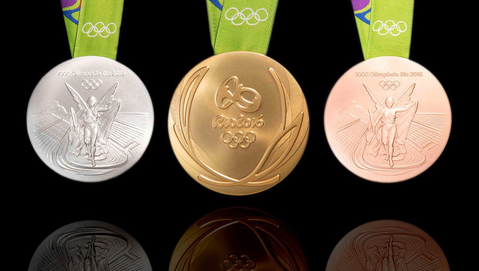 Olympic medals Rio 2016. © IOC.