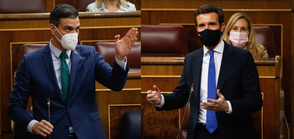 Pedro Sanchez_PSOE_vs_Pablo Casado_PP_Congreso de los Diputados_24_02_2021