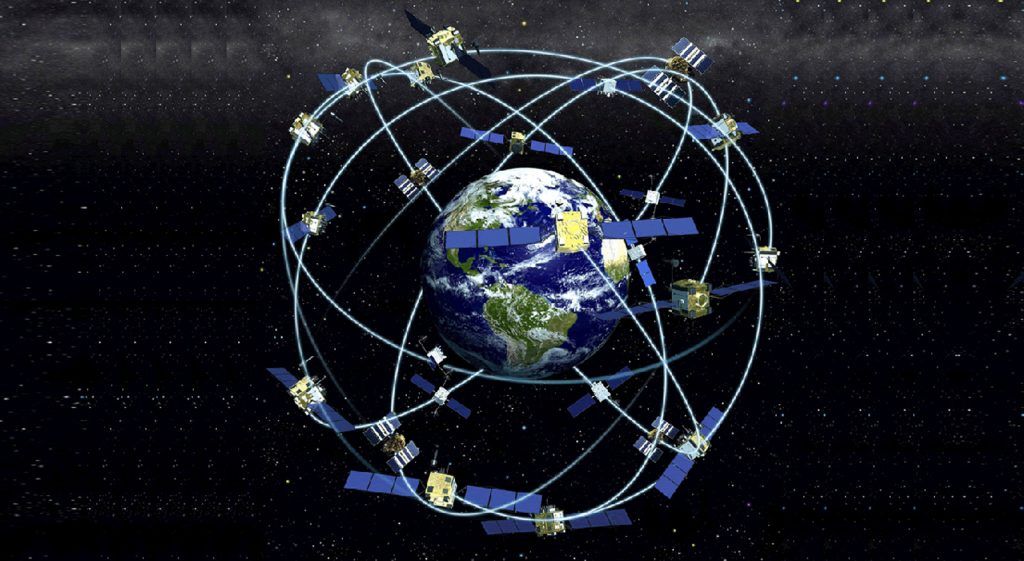 Constelacion de satélites GPS-constellation-3D-NOAA_US Gov_Wikimedia_RRSS