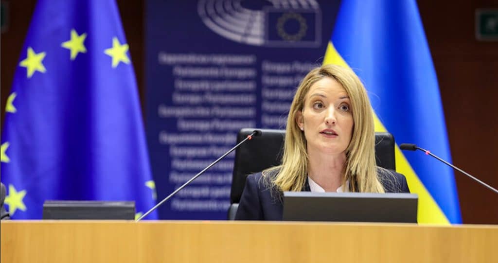 Roberta Metsola President EP parliament_01_03_2022