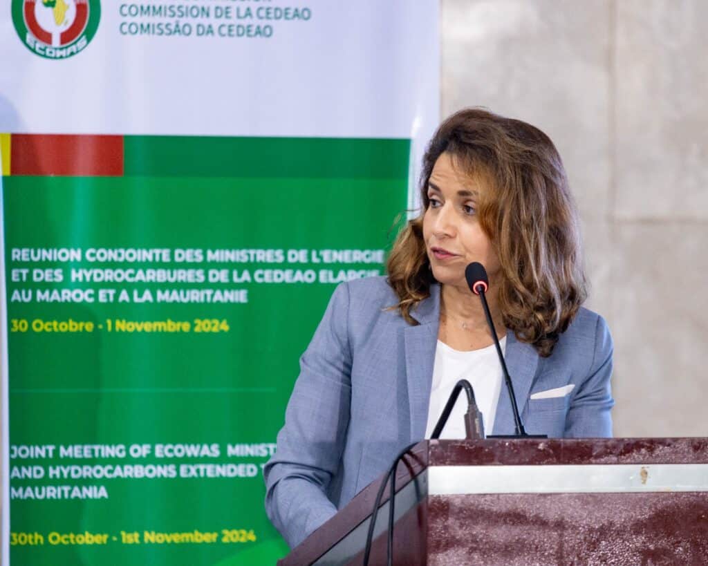 Leila Benali Marruecos_JOINT-MEETING-OF-THE-ENERGY-AND-HYDROCARBONS-MINISTERS-OF-THE-ECOWAS-MEMBER-STATES-EXTENDED-TO-INCLUDE-MOROCCO-AND-MAURITANIA-ON-THE-NIGERIA-3